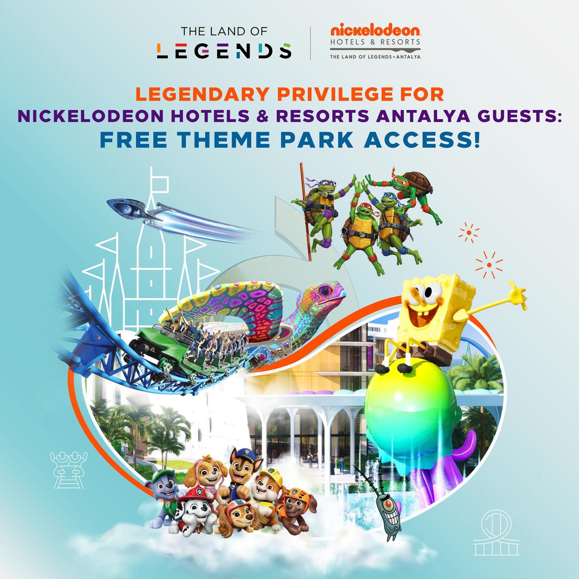 The Land Of Legends Nickelodeon Hotel Antalya Белек Экстерьер фото